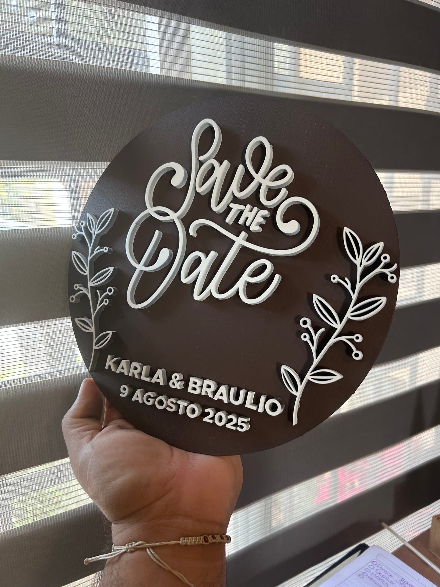 Letrero Save The Date