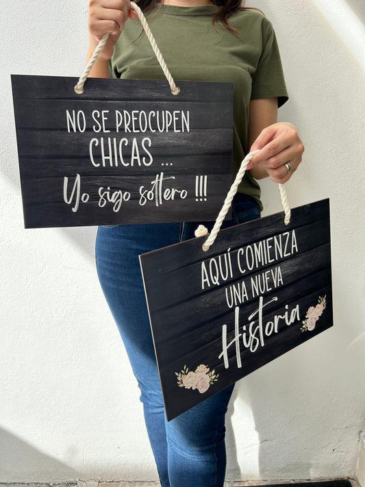 Letrero Para Pajes