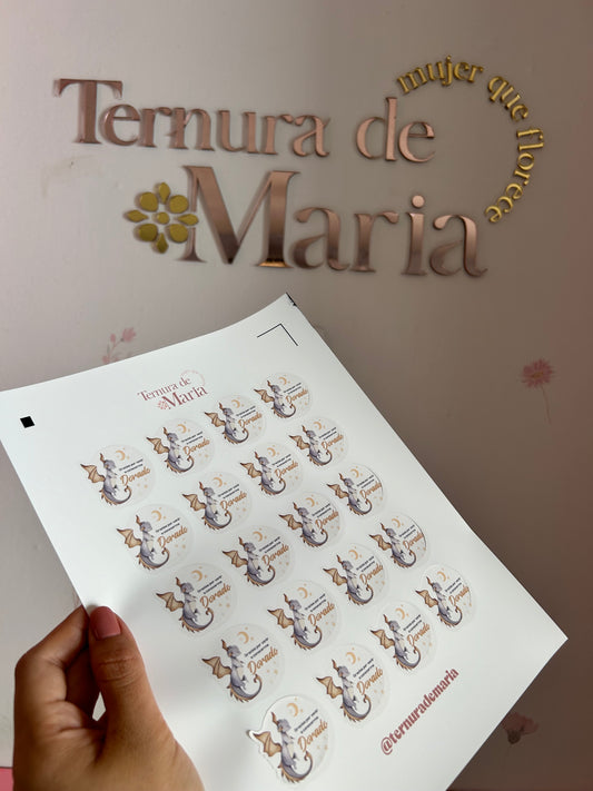 Plantilla de Stickers personalizado