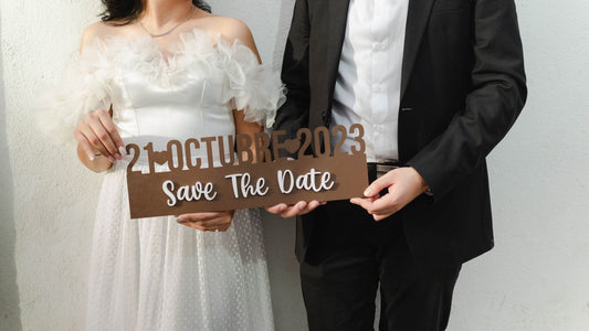 Letrero Save The date